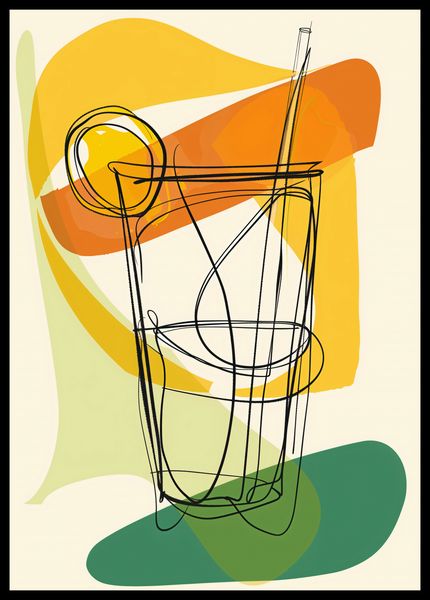 Plakat 42x59,4cm Koktajl Artystyczny zdjęcie 2