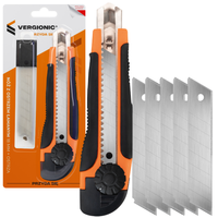 NÓŻ TAPECIAK Z OSTRZEM ŁAMANYM 18 mm + WKŁADY ZAPAS OSTRZE ŁAMANE DO TAPET