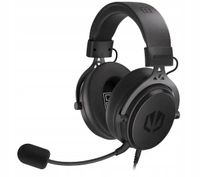 Słuchawki nauszne Endorfy Viro Gamingowe Czarne 3,5 mm Jack przewodowe