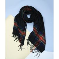 szal czarny szals26wz4