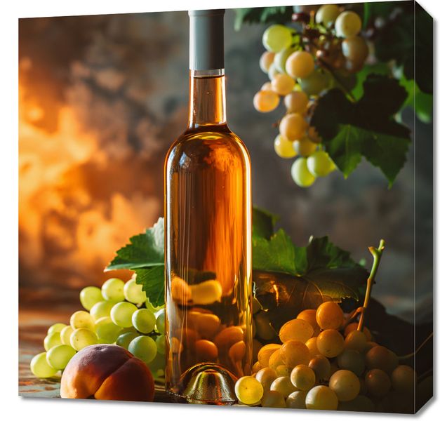 Obraz 60x60cm Bursztynowe Wino zdjęcie 1