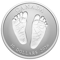 Canada: Welcome to the World $10 Srebro 2026 Reverse Proof