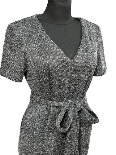 Sukienka do Kolana Casual Wygodna Stylowa Wytrzymała Czarna 42 na Arena.pl