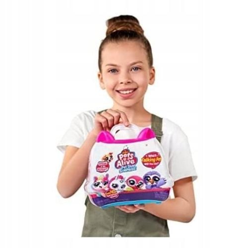 PETS ALIVE INTERAKTYWNY KOT ZABAWKA Z FUNKCJĄ MÓWIENIA I POWTARZANIA ZURU na Arena.pl