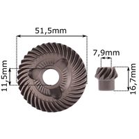 Przekładnia zębata do szlifierki kątowej BOSCH GWS 14-125 CIE części