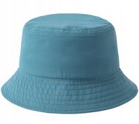 Jeansowy Morski KAPELUSZ bawełniany czapka letnia BUCKET HAT r. 50-54
