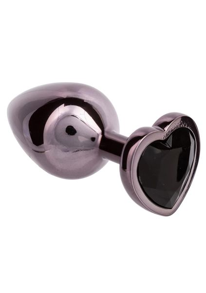 Diamond Heart Plug Large Black zdjęcie 6
