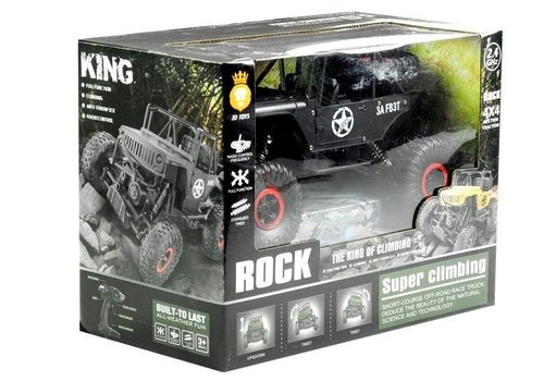 Auto Zdalnie Sterowane Jeep R/C 1:18 Czarne na Arena.pl