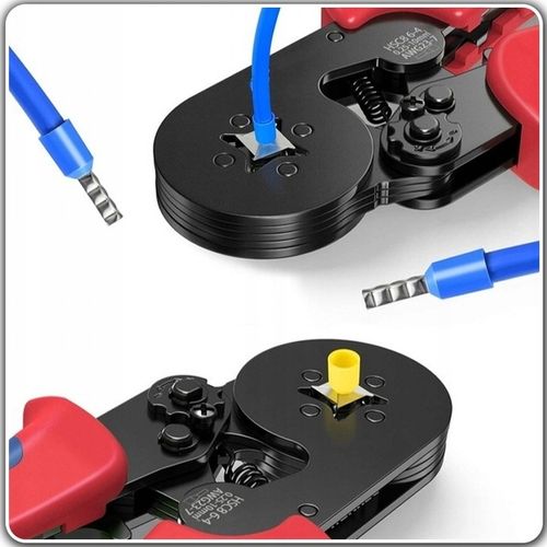 ZACISKARKA TULEJEK KONEKTORÓW PRASKA KOŃCÓWEK KABLI + 1200 SZT WALIZKA na Arena.pl