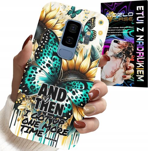 ETUI DO SAMSUNG GALAXY S9 PLUS - AND THEN I GOT UP, KOBIECE WZORY + FOLIA na Arena.pl