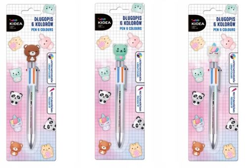 Długopis Z Figurką A 6 Kolorów Kidea 8828 na Arena.pl
