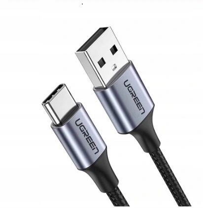 Kabel USB do USB-C UGREEN US288, 3m (czarny) na Arena.pl