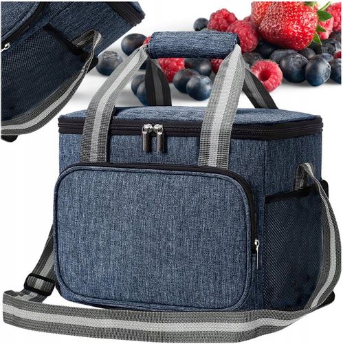 Termiczna Torba na napoje jedzenie Śniadanie duża LUNCH BOX podróżna na Arena.pl