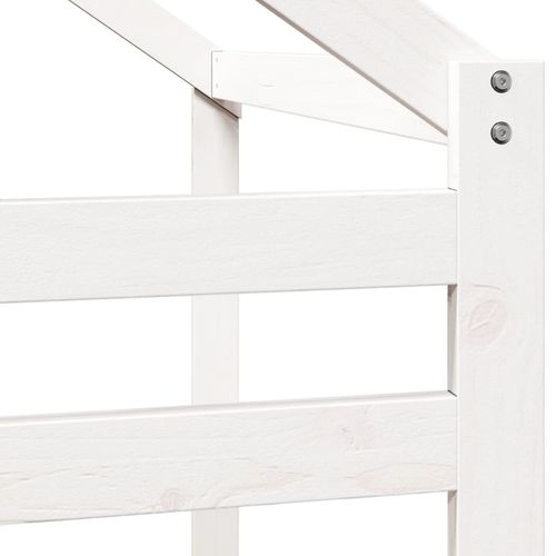 Daszek do łóżka dziecięcego, biały, 188x82x113 cm, sosnowy na Arena.pl