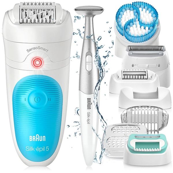 DEPILATOR BRAUN Silk-epil 5 SensoSmart WET&DRY + SPA + GOLARKA + TRYMER 4w1 zdjęcie 9