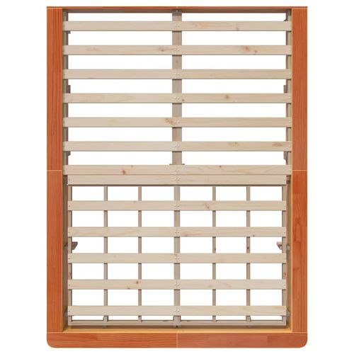 Ramka łóżka Woskowy brąz 135 x 190 cm na Arena.pl