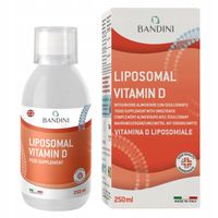Bandini Liposomalna Witamina D Płyn 2000 IU 50µg Biodostępności 250 ml