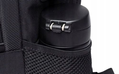 Plecak męski do pracy na laptopa szkolny młodzieżowy pojemny czarny na Arena.pl