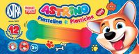 plastelina astrino 12 kolorów a'6 8082