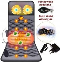 Materac masujący mata masująca shiatsu do masażu grzanie wibracja Gateway