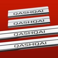 Listwa progowa NISSAN QASHQAI MK1 Stal nierdzewna 304 połysk 4szt