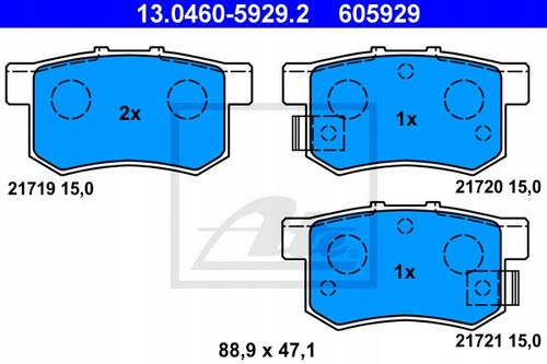TARCZA HAM PRZOD 260X23 V ATE na Arena.pl