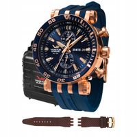 Zegarek Męski Vostok Europe VK61-575B590S niebiesk