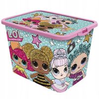 Pojemnik na Zabawki Organizer Skrzynia z Przykrywką LOL SURPRISE 23 L