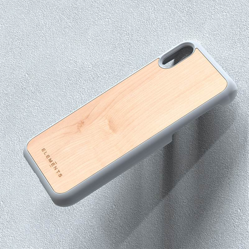 Drewnianie etui do iPhone XR (Light Grey) na Arena.pl