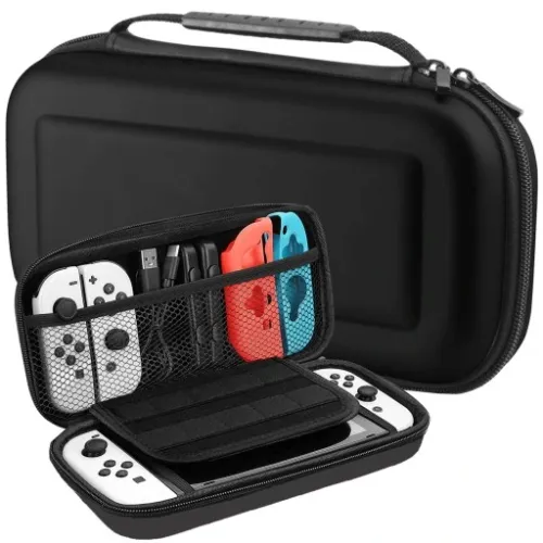 ETUI FUTERAŁ WZMOCNIONY DO NINTENDO SWITCH OLED + SZKŁO HARTOWANE HEG-001 na Arena.pl