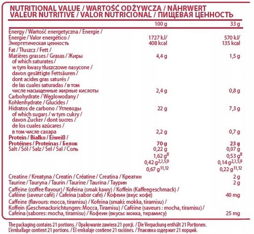 Mega PROtein BIAŁKO WPC 700g TIRAMISU na Arena.pl