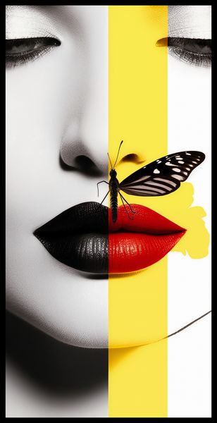 Plakat 50x100cm Motyla Piękność zdjęcie 2