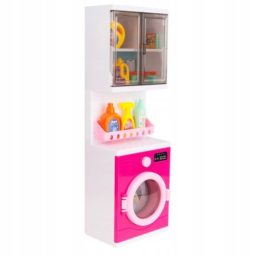 ŁAZIENKA Z AKCESORIAMI PRYSZNIC WC PRALKA ZESTAW ŁAZIENKOWY DLA DZIECI na Arena.pl