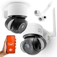 Kamera Zewnętrzna IP Obrotowa PTZ Tuya WiFi FullHD 1080p Diody IR Detekcja