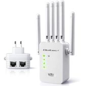 Qoltec repeater WiFi N300 6 anten 2xRJ45