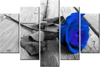 100CM 150CM OBRAZ 5 ELEM CHABROWA RÓŻYCZKA ŚCIENNY