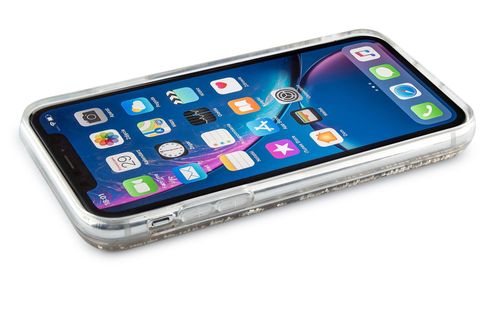 GUESS LIQUID GLITTER - iPhone XR - GOLD na Arena.pl