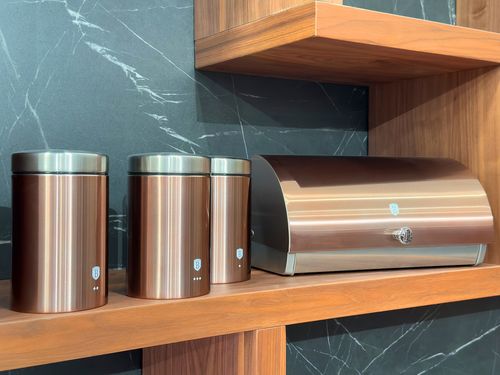 chlebak z zestawem pojemników berlinger haus bh-6730 rose gold na Arena.pl