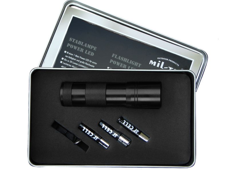 LATARKA TAKTYCZNA 1 Wat LED - Mil Tec zdjęcie 1