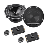Głośniki samochodowe 5'' 100W tweeter bas zestaw