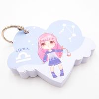 Mini notes notesik na breloku znak zodiaku WAGA