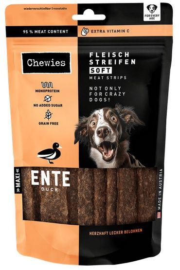 Chewies Meat Strips Soft Maxi Kaczka 150g zdjęcie 1