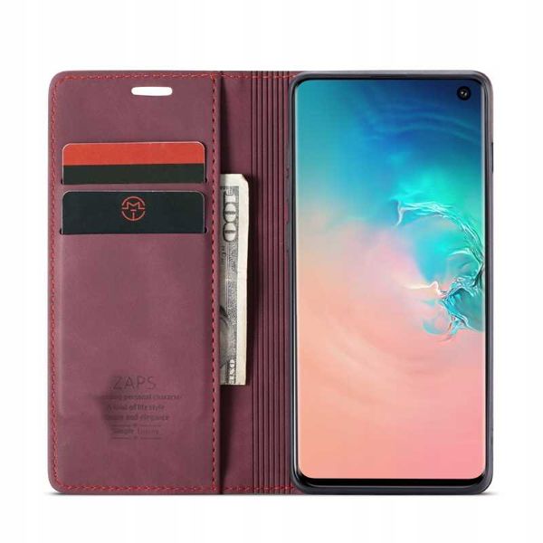 Spacecase Wallet Galaxy S10E Wiśniowy zdjęcie 4