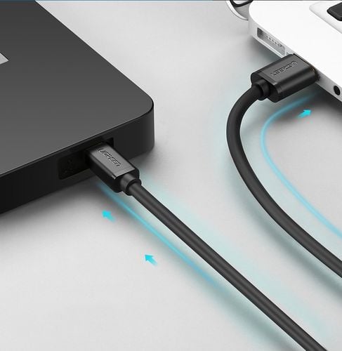 kabel przewód usb - mini usb 480mbps 1m czarny na Arena.pl