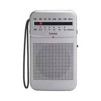 MINI RADIO FM PRZENOŚNE TURYSTYCZNE PODRĘCZNE KIESZONKOWE NA BATERIE