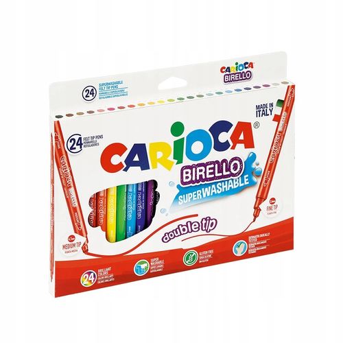 Flamastry Carioca Birello dwustronne 24 kolory na Arena.pl