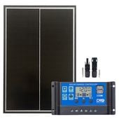 ZESTAW FOTOWOLTAICZNY 30W SOLARNY MONOKRYSTALICZNY PWM + KOŃCÓWKI MC4