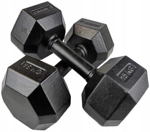 Hantla żeliwna hexagonalna HEX 15 kg na Arena.pl