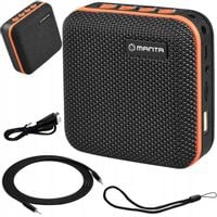 GŁOŚNIK BLUETOOTH Przenośny Bezprzewodowy z radiem MANTA SPK01GO MP3 USB FM