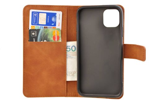 Etui portfel Tender do Apple iPhone 11 brązowy na Arena.pl